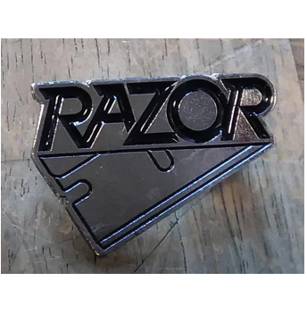 Razor - Metal Badge